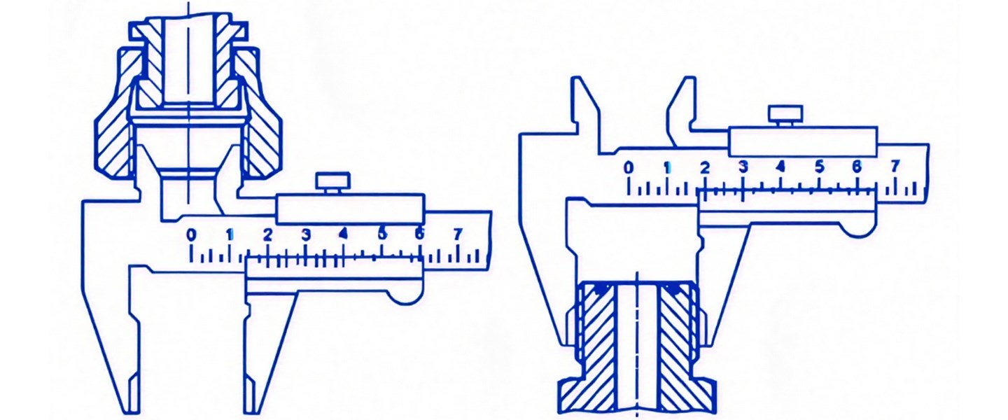 Для измерения диаметра резьбы используйте штангенциркуль