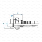 Metric Фитинг наружный метрический M16x1.5 24° конус DN04 для трубы 10мм мни (1)