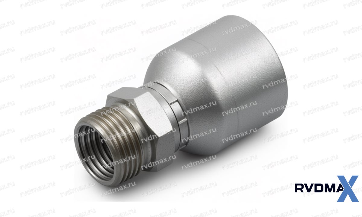 Metric Фитинг наружный метрический M22x1.5 24° конус DN08 для трубы 15мм (0)