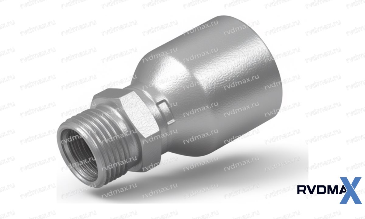 Metric Фитинг метрический M42x2 24° конус DN16 для трубы 30мм (0)