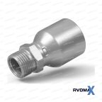 Metric Фитинг метрический M52x2 24° конус DN20 для трубы 38мм мни (0)