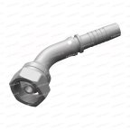 Metric Угловой фитинг 45° внутренняя метрическая M22x1.5 DN08 Multiseal мни (1)