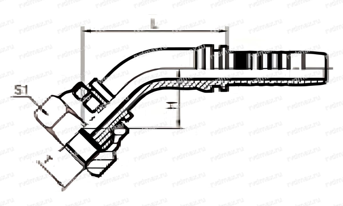 Metric Фитинг наружный метрический M30x1.5 24° конус DN12 для трубы 19мм (1)