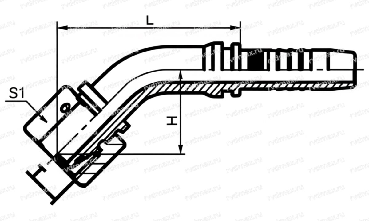 Metric Фитинг метрический M16x1.5 DN04 24° конус для трубы 10мм (1)