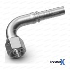 Metric Угловой фитинг 90° внутренняя метрическая M22x1.5 DN08 конус 24° мни (0)