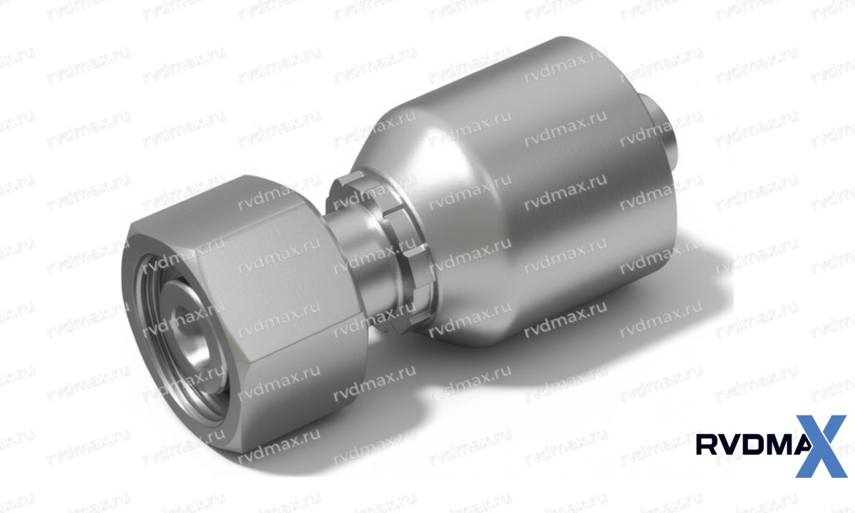 Metric Фитинг внутренний метрический M18x1.5 24° конус DN06 с O-ring (0)