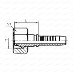 Metric Фитинг метрический M30x2 DN12 для трубы 20мм мни (1)