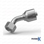 Metric Фитинг метрический M52x2 24° конус DN20 для трубы 38мм мни (0)