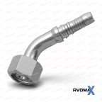 Metric Фитинг 45° угол внутренняя метрическая резьба M42x2 24° конус DN25 мни (0)