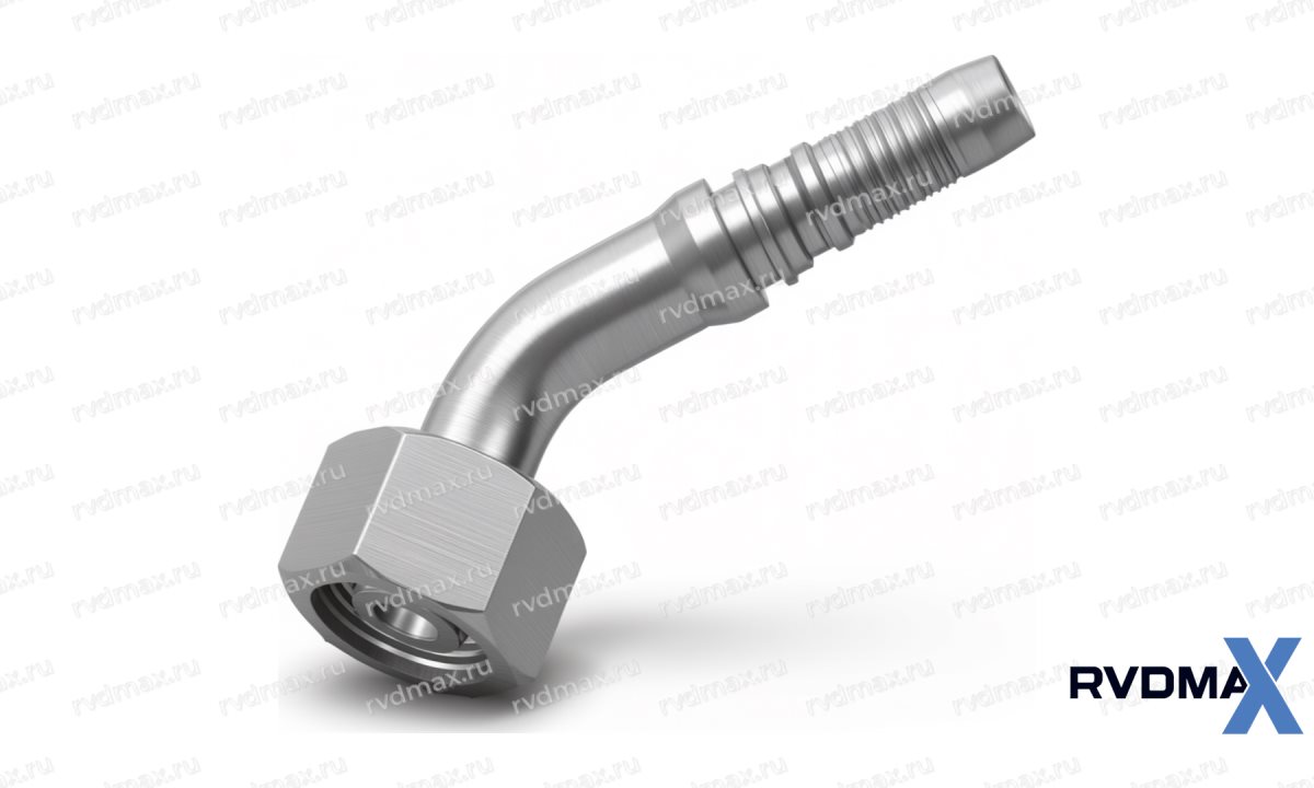 Metric Фитинг 45° угол внутренняя метрическая резьба M52x2 24° конус DN32 (0)