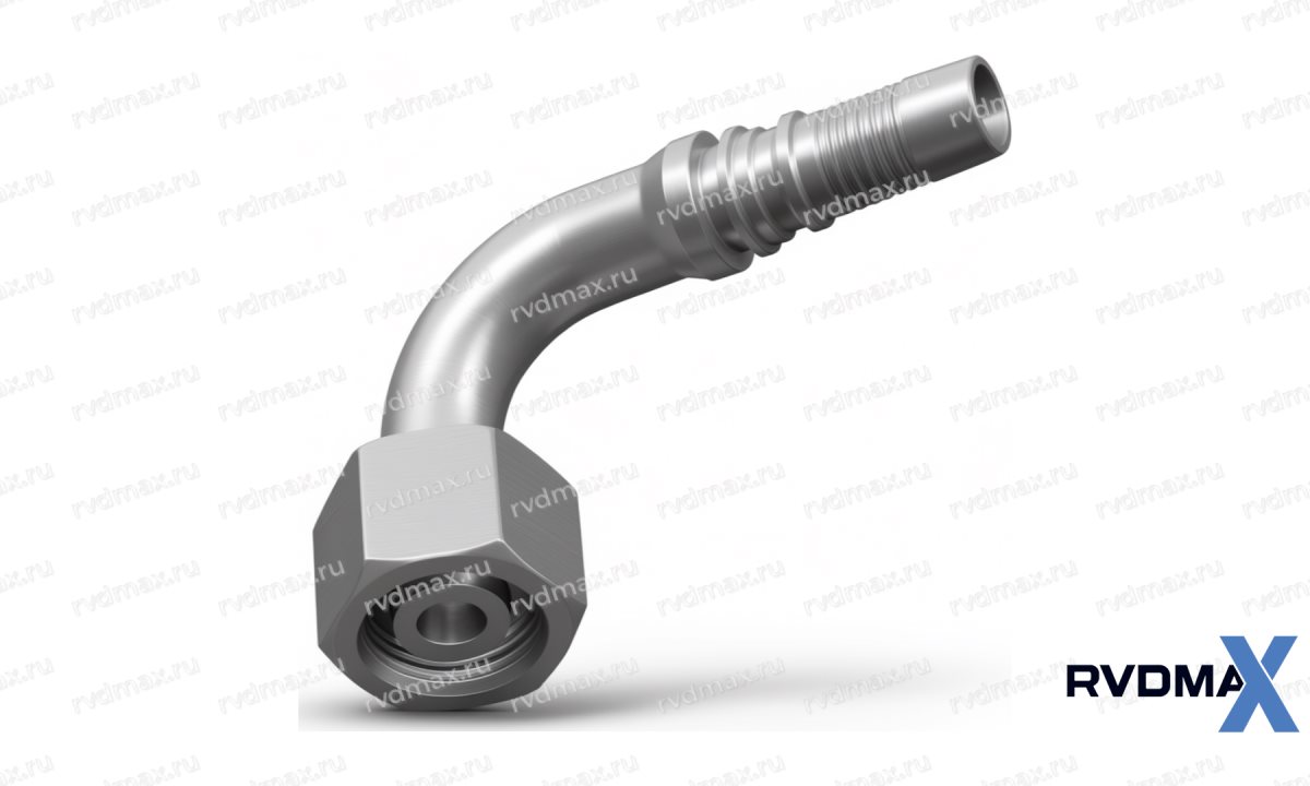 Metric Фитинг 90° угол внутренняя метрическая резьба M52x2 24° конус DN32 (0)