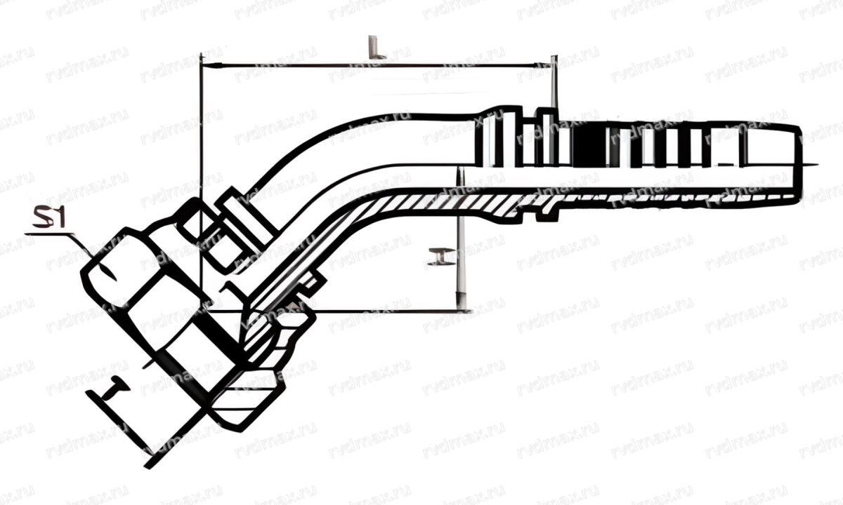 Metric Фитинг метрический M14x1.5 DN05 24° конус для трубы 8мм (1)