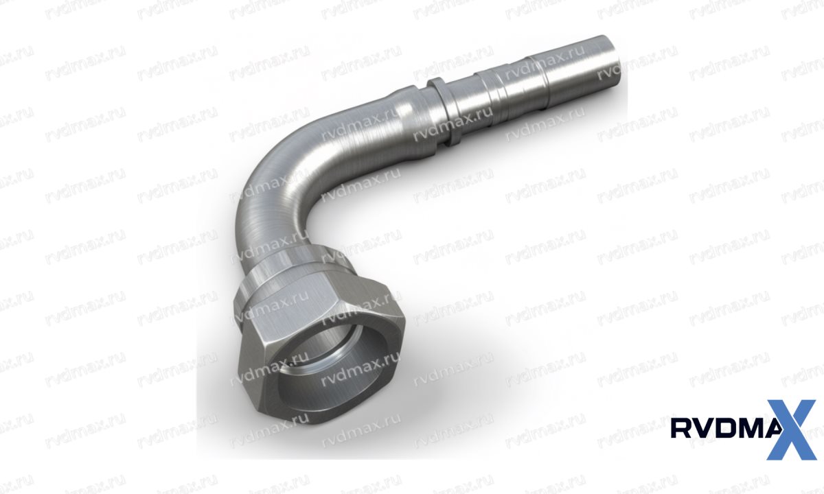 Metric Угловой фитинг 90° внутренняя метрическая M14x1.5 DN06 74° конус (0)