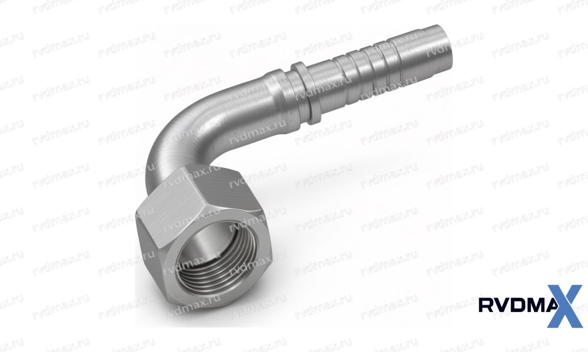 Metric Угловой фитинг 90° внутренняя метрическая M36x2 DN14 74° конус (0)