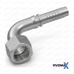 Metric Угловой фитинг 90° внутренняя метрическая M45x2 DN20 74° конус мни (0)