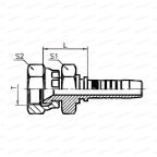 Metric Фитинг метрический M16x1.5 DN06 для трубы 10мм мни (1)