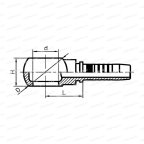 Metric Фитинг метрический M14x1.5 DN04 для рукава 6мм мни (1)
