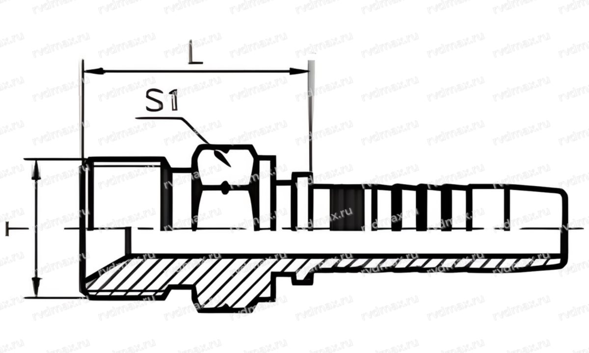 BSP Фитинг BSP резьба G1.1/2
