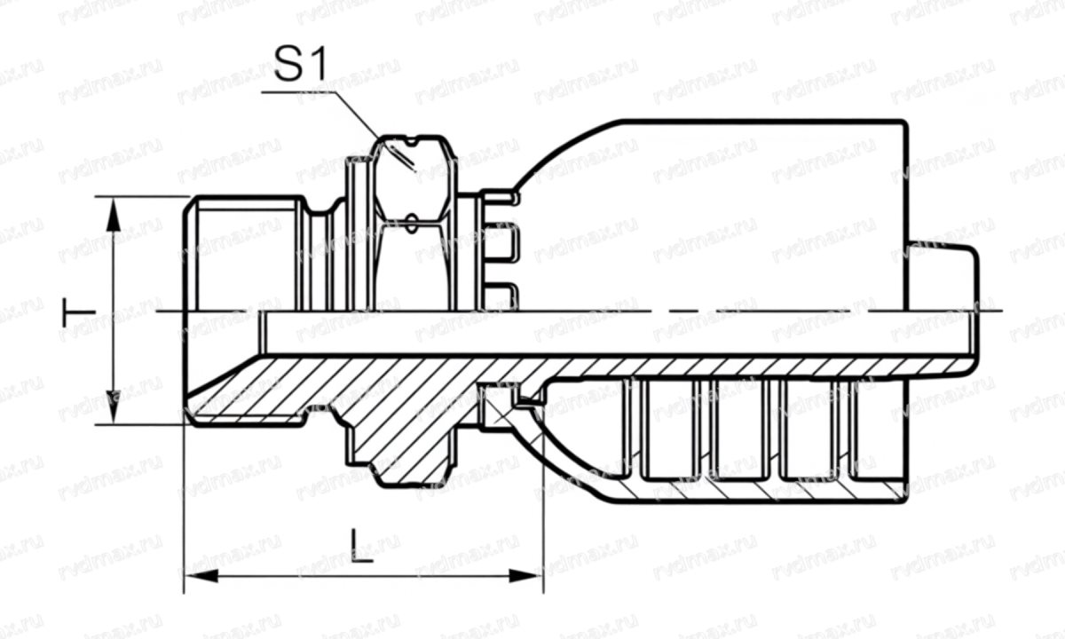 BSP Фитинг BSP G1.1/4