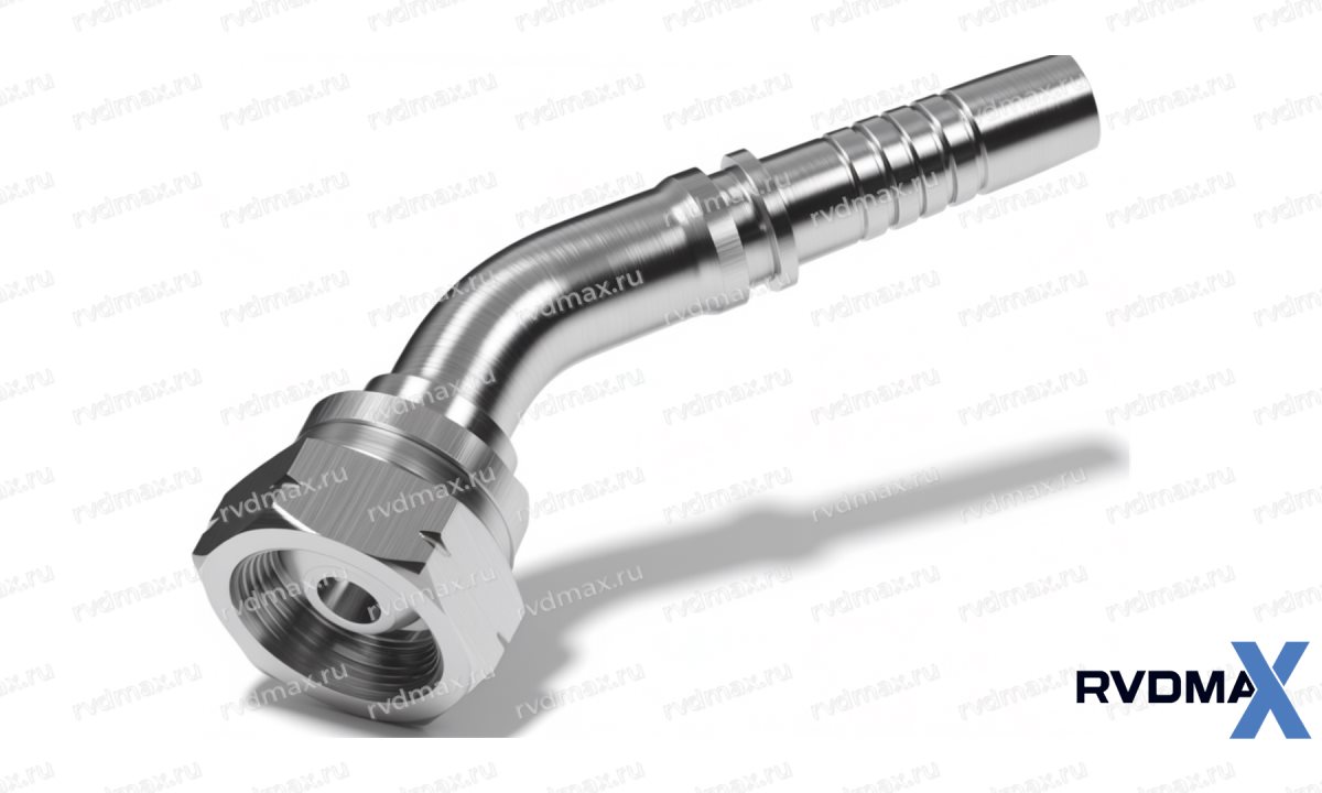 BSP Фитинг 45° BSP внутренняя резьба G1/4 DN04 для трубы 6мм (0)