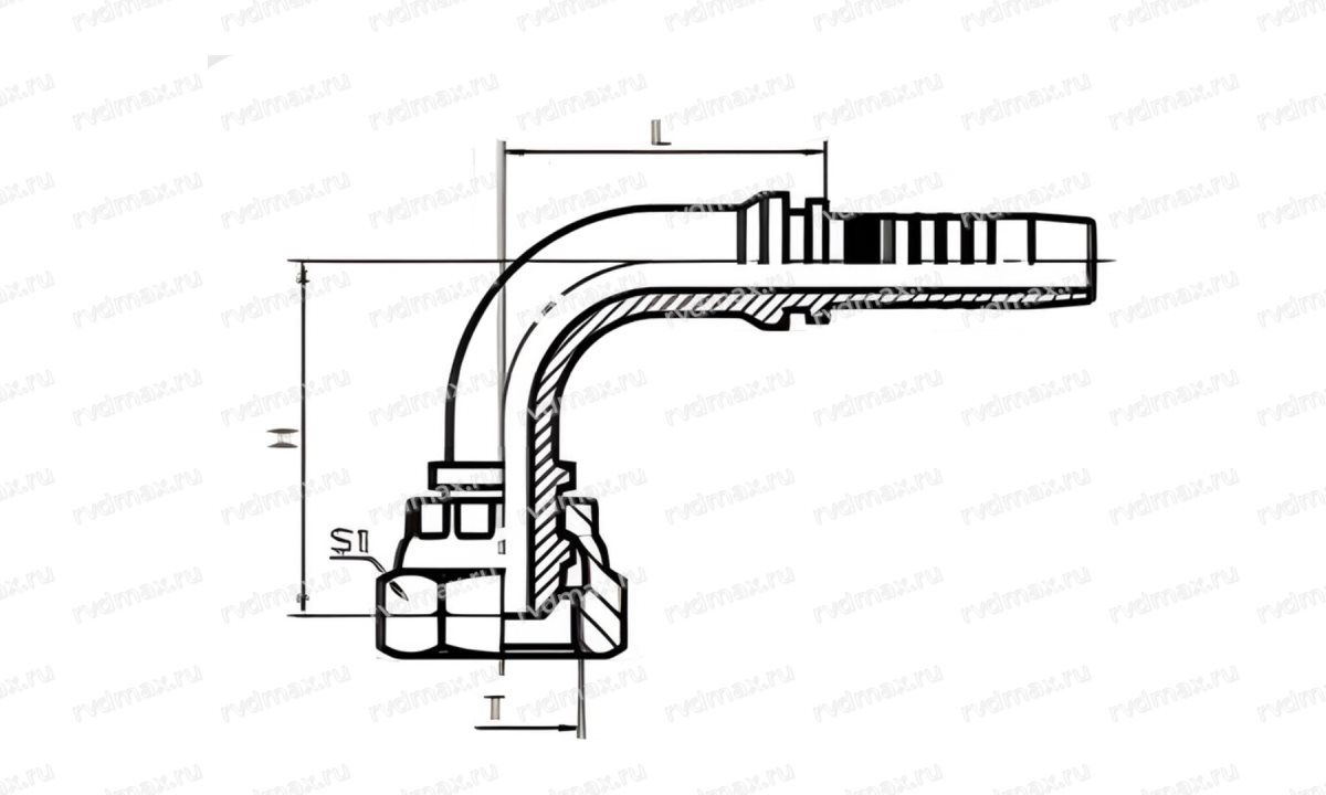 BSP Фитинг S22191-97 BSP резьба (1)