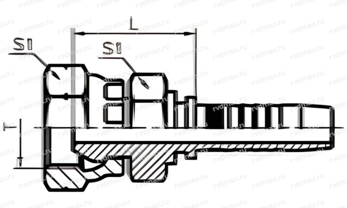 BSP Фитинг прямой BSP G5/8