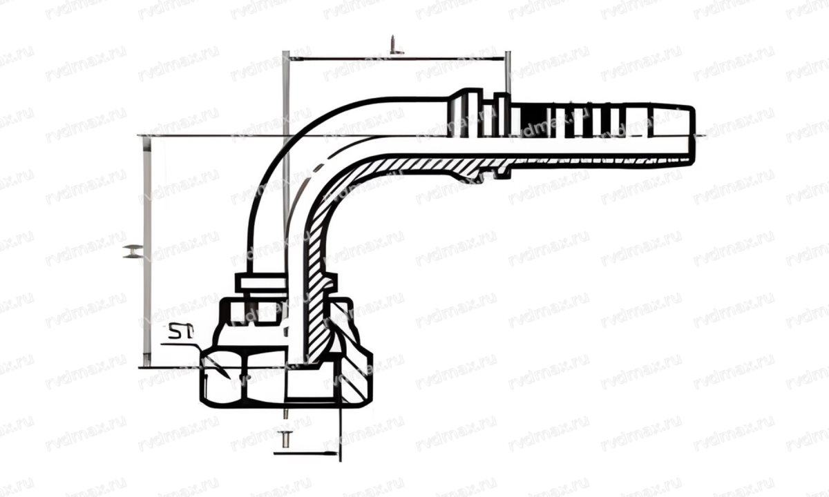 BSP Фитинг BSP резьба G1/2