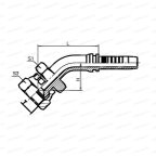 BSP Фитинг BSP G1/4 DN04 для трубы 6мм мни (1)