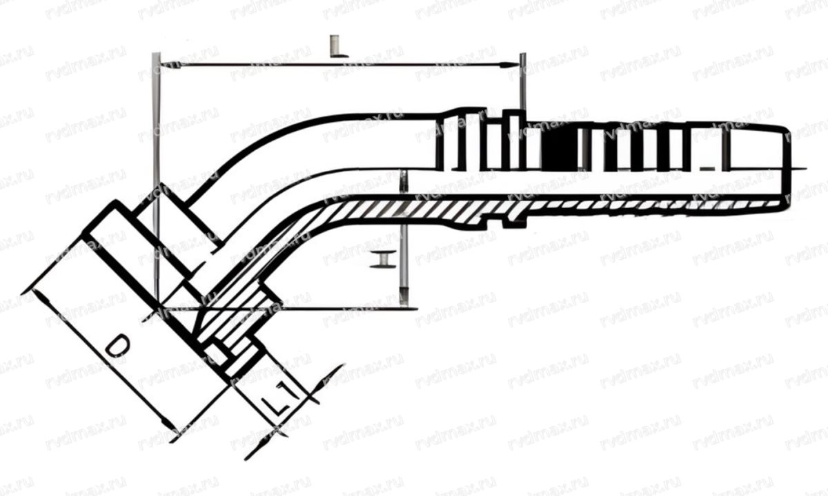 BSP Фитинг BSP наружный 1-1/4