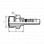 JIC Фитинг JIC 13/16