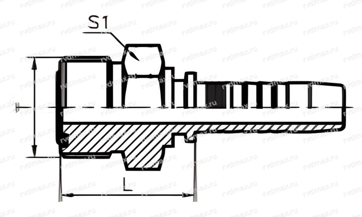 JIC Фитинг JIC 2