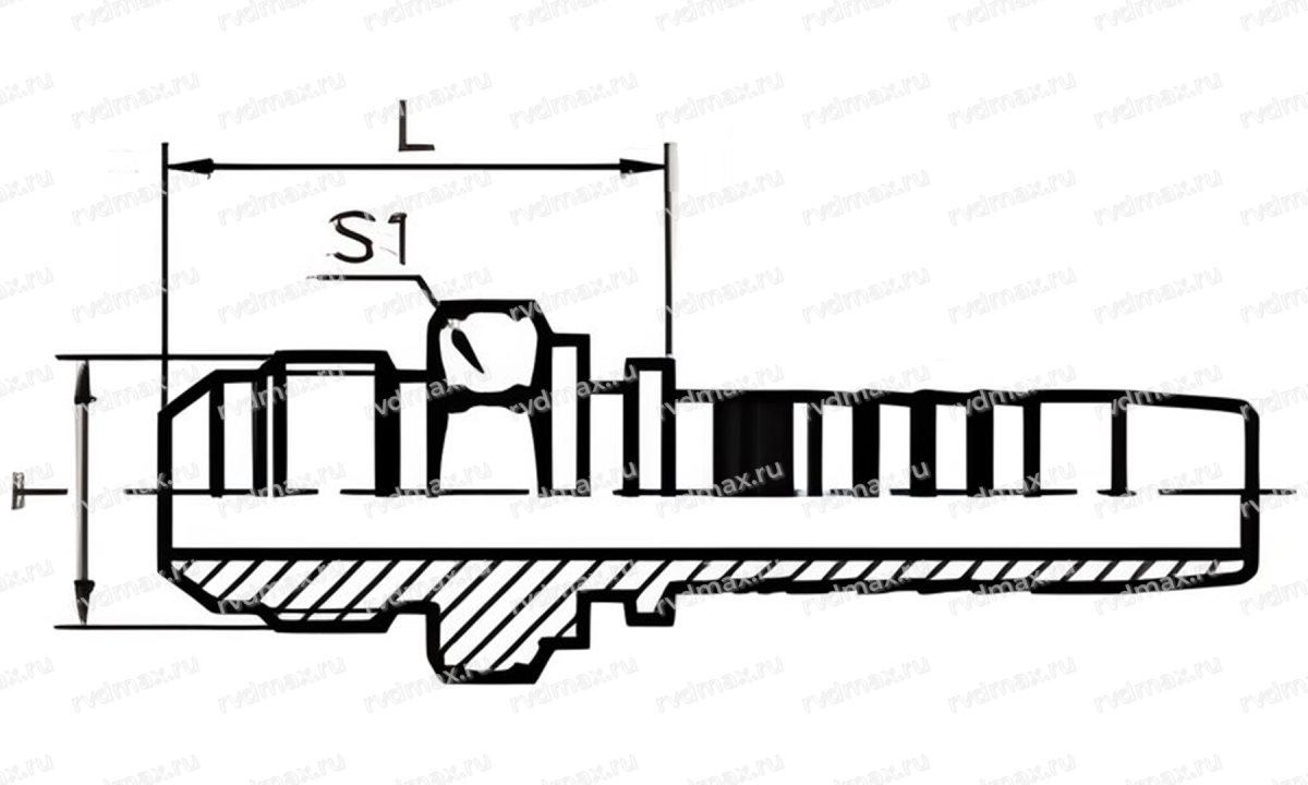 JIC Фитинг JIC 7/8