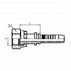 JIC Фитинг JIC 2