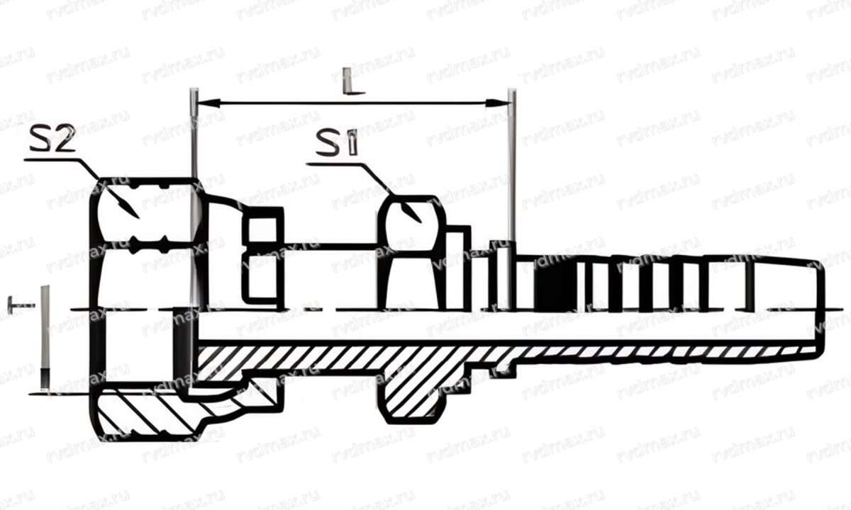 JIC Фитинг JIC 1.11/16