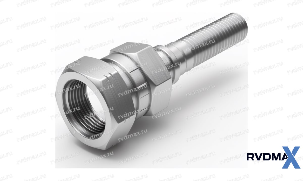 JIC Фитинг JIC 37° наружный 9/16-18 UNF DN04 для трубы 6мм (0)