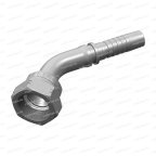 JIC Фитинг JIC 90° внутренний 3/4-16 UNF DN08 для трубы 13мм мни (2)