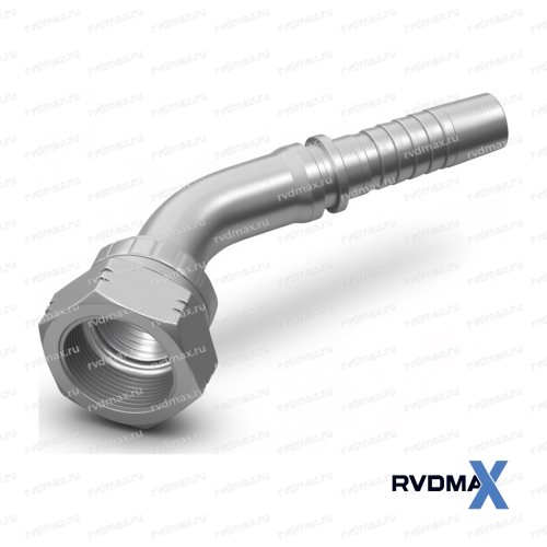 Фото популярного товара: Фитинг JIC 90° внутренний 7/8-14 UNF DN12 для трубы 19мм