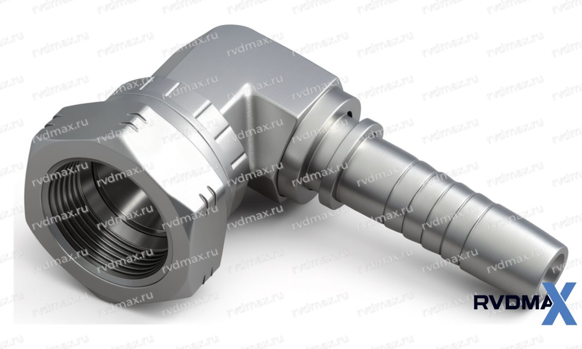 JIC Фитинг JIC компактный внутренний 3/4-16 UNF 74° конус DN08 (0)