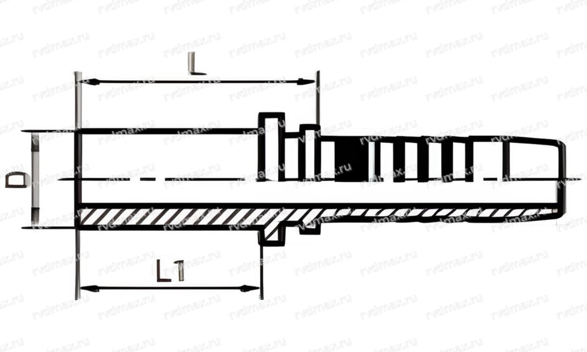 JIC Фитинг переходник JIC 37° конус труба 28мм DN16 (1)