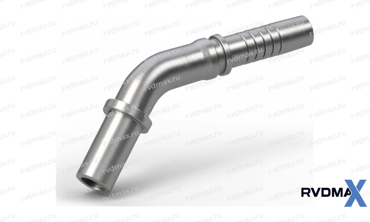 JIC Угловой фитинг 90° JIC 37° конус труба 8мм DN04 (0)