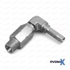 Угловой фитинг 90° поворотный NPT1/2