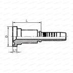 SAE Flange Фланец SAE 3000 PSI 61 тип 2