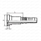 SAE Flange Фланец SAE 3000 PSI 61 тип 2