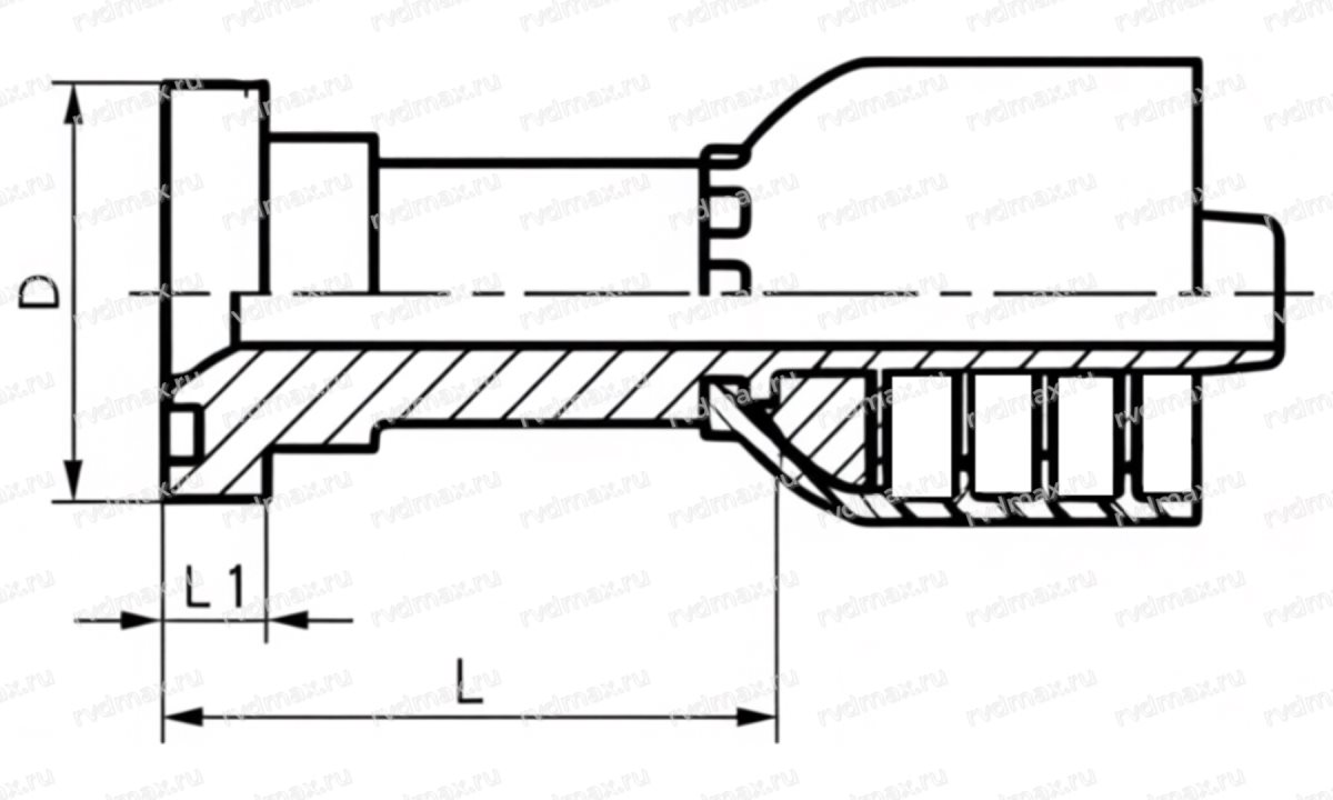 SAE Flange Фланец SAE 6000 PSI 1.1/4