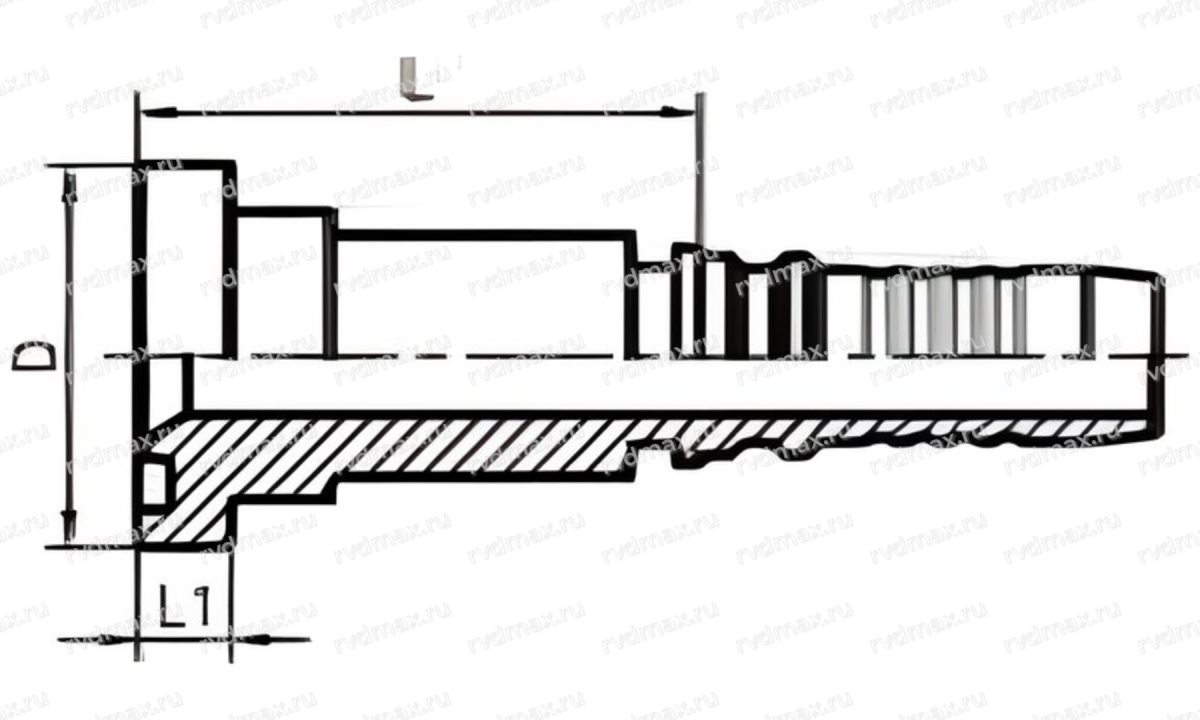 SAE Flange Фланец SAE 6000 PSI 62 тип 3/4