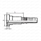SAE Flange Фланец SAE 6000 PSI 62 тип 1.1/2