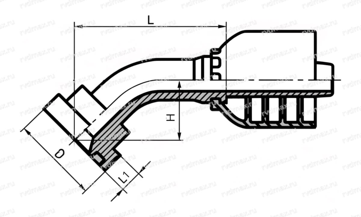 SAE Flange Фланец SAE 1.1/4