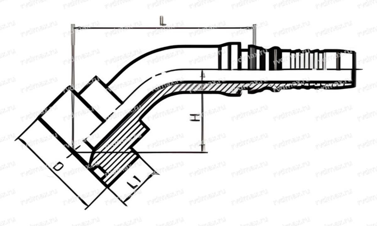 SAE Flange Фланец SAE 3/4