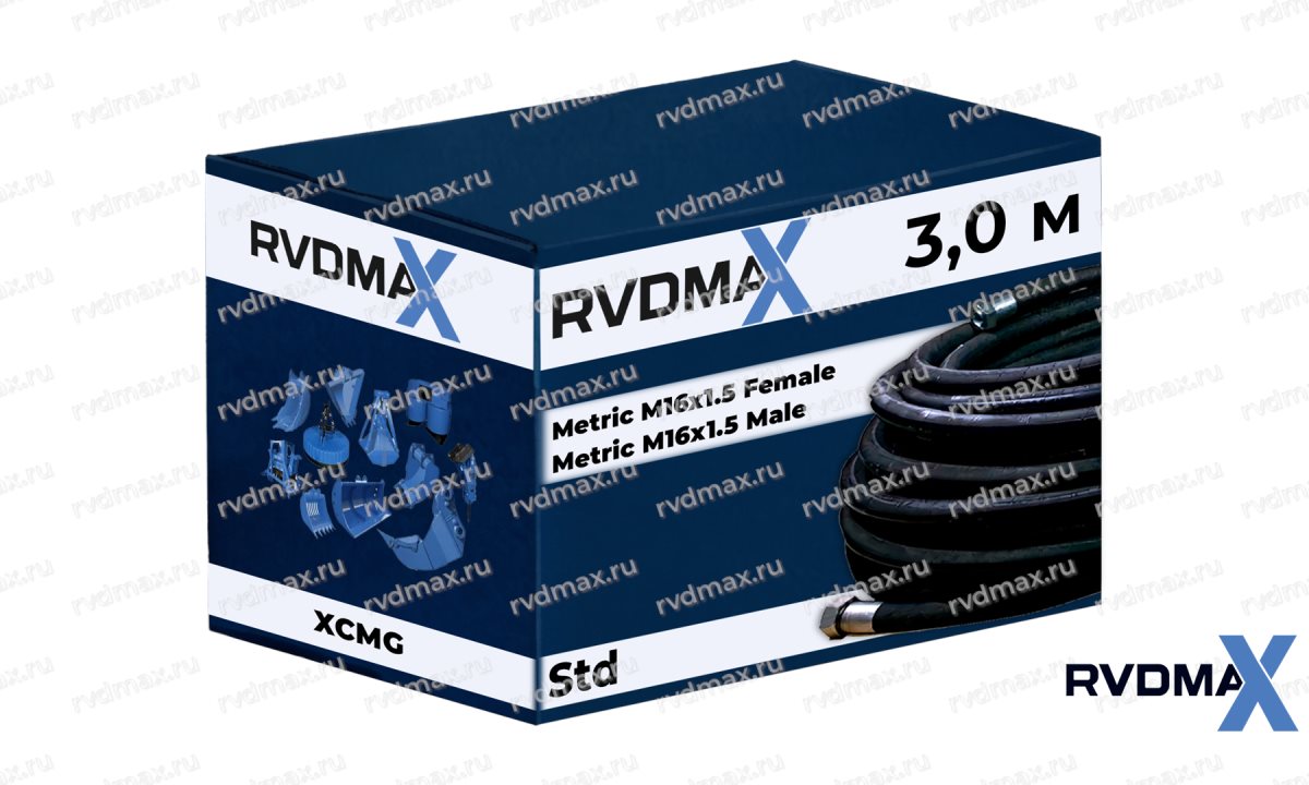  Шланг РВД Alfagomma SN2 для автогрейдера XCMG GR180 (гидроцилиндр круга)  (0)