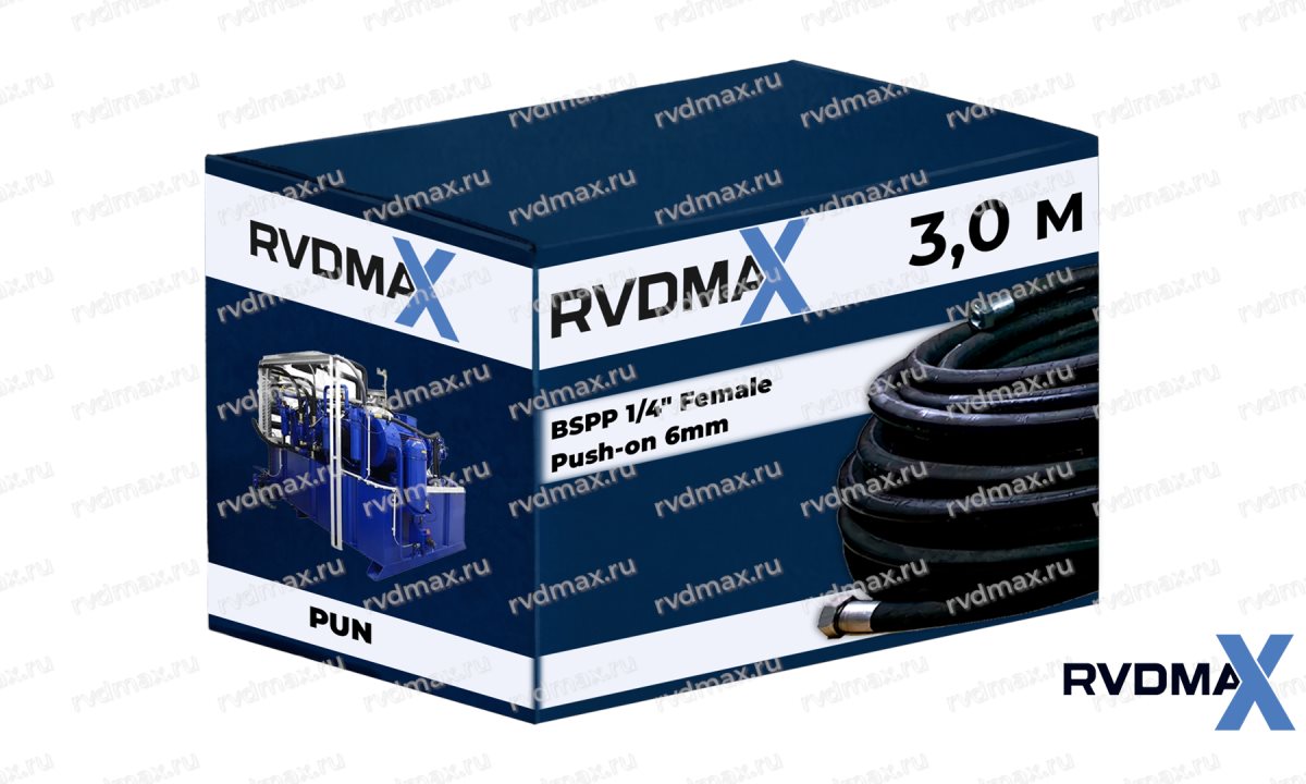  РВД пилотная линия управления универсальная 6mm PUN-06-3.0 (0)